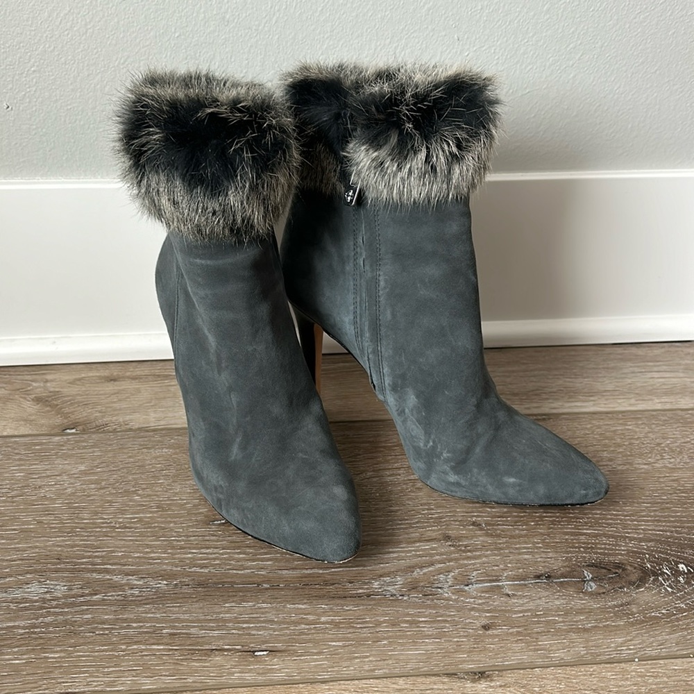 Antonio Melani Rabbit Fur Boots